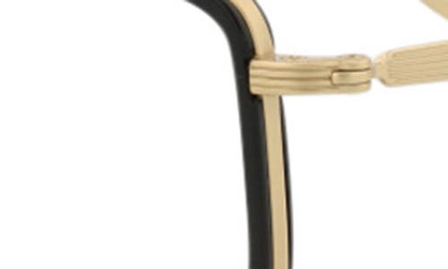 Maui Jim 49mm Rectangle Optical Frames In Gold