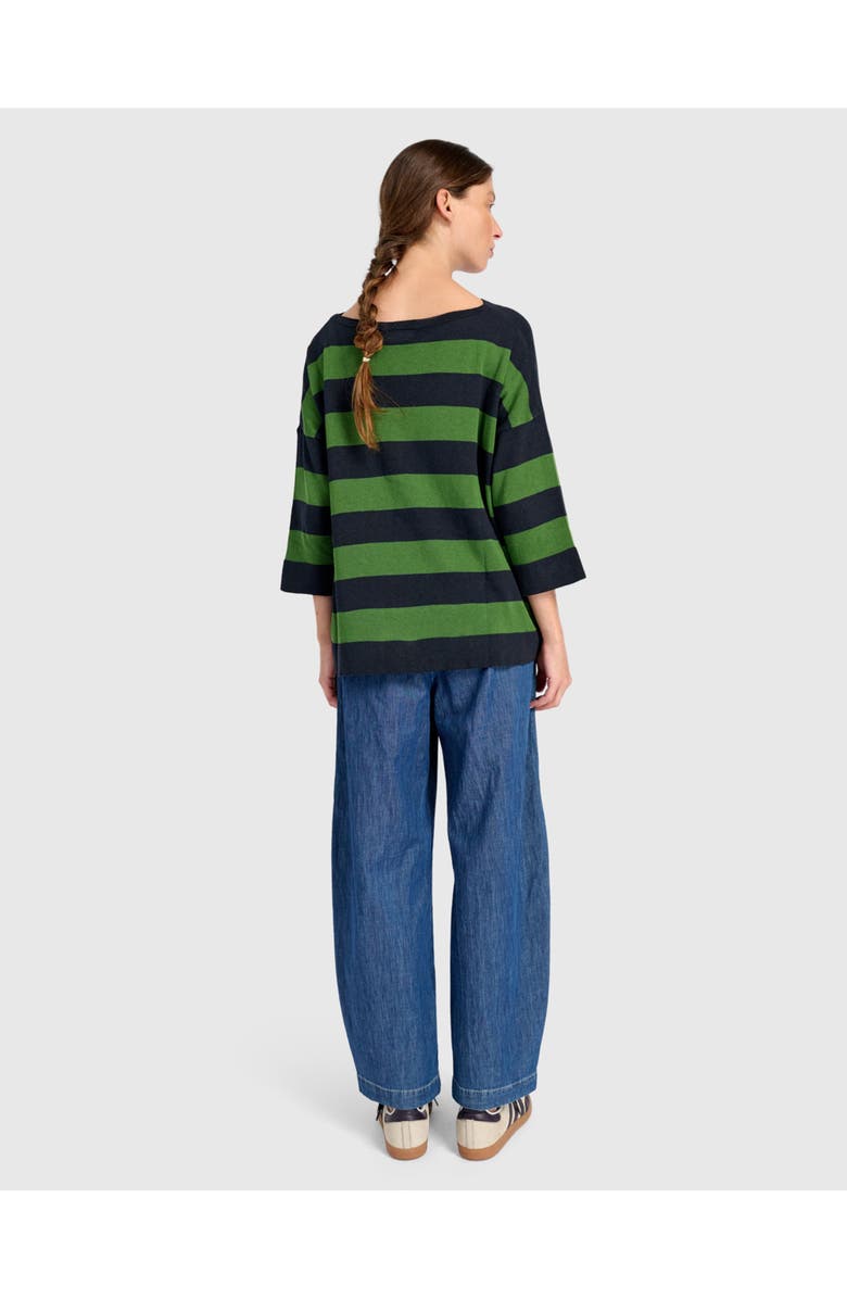 Alembika Twiggy Sweater, Alternate, color, Clover/Navy