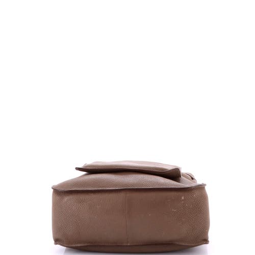 Pre-owned Hermes Hermes Marwari Bag Clemence Gm In Brown