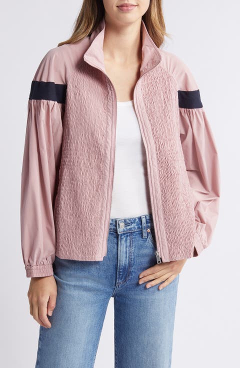 Missy Water Repellent Smocked Jacket