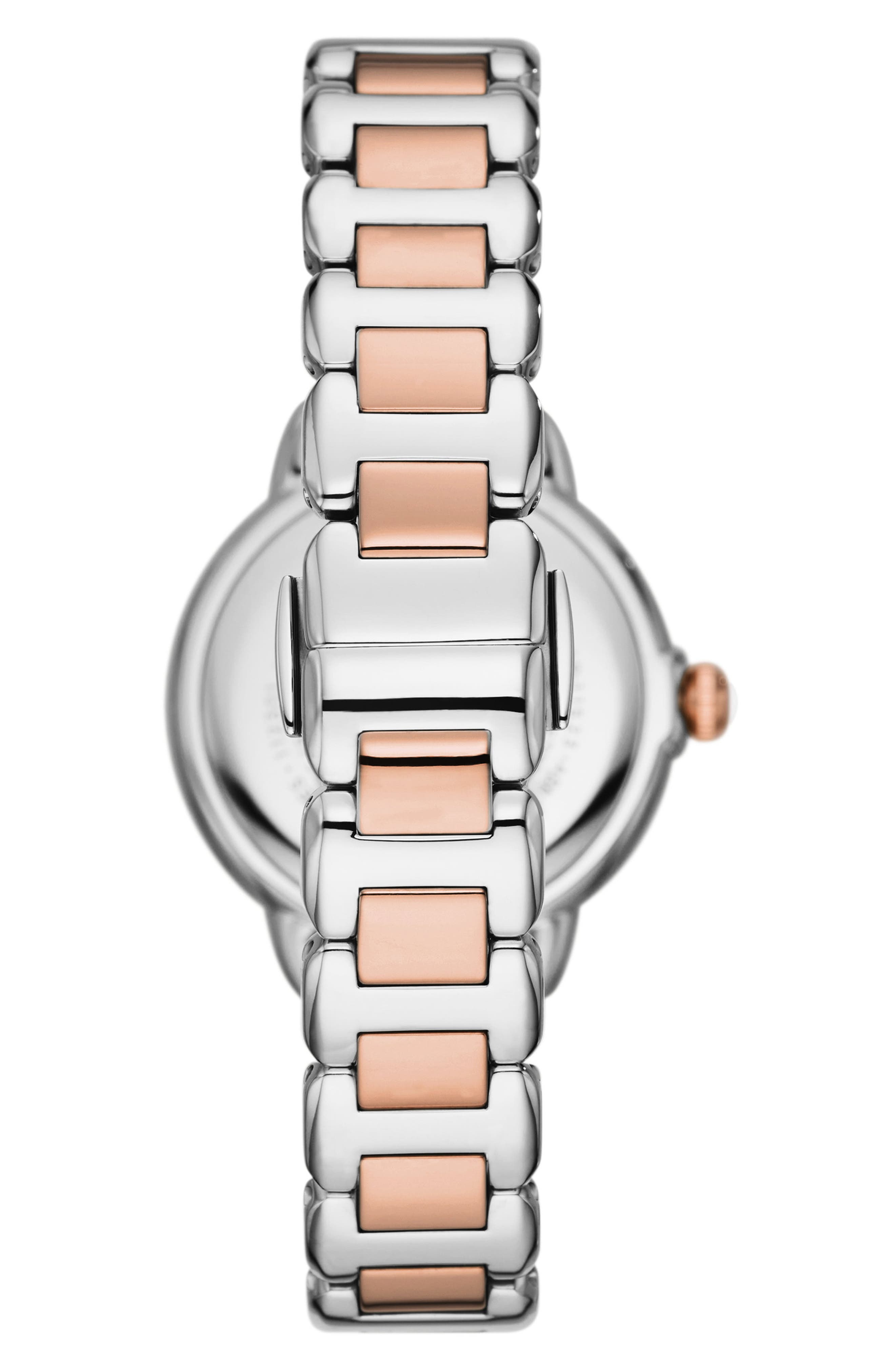 Three-Hand Two-Tone Bracelet Watch (Men) | Nordstromrack