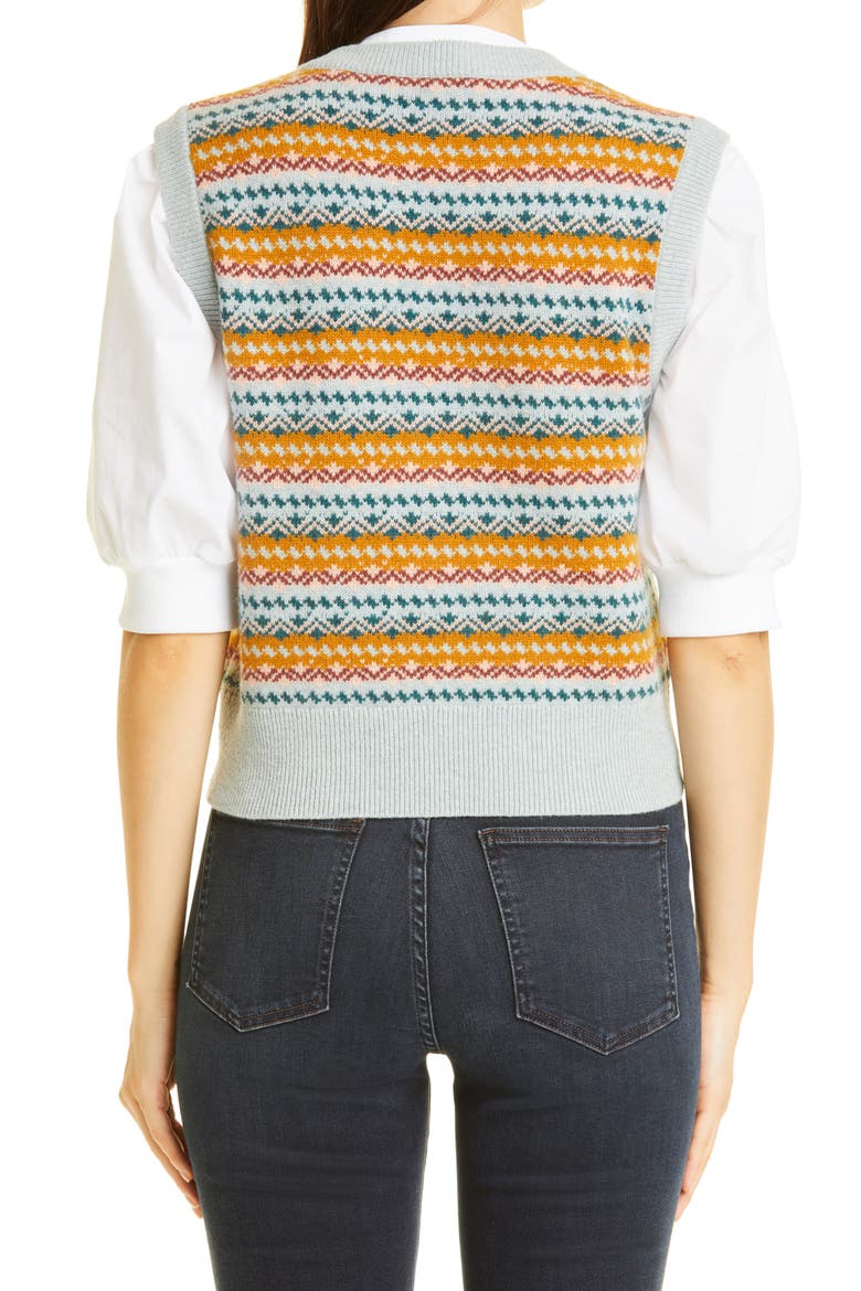 Helenka Sweater Vest, Alternate, color, YELLOW MULTI