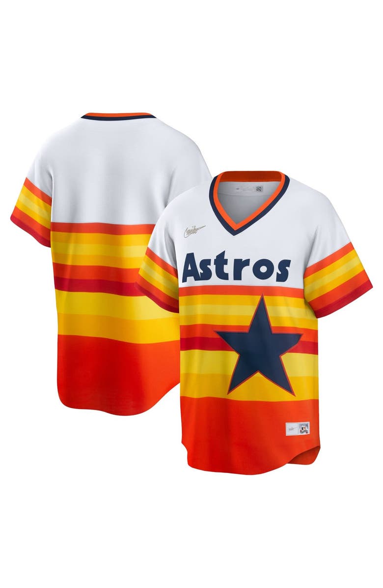 Nike Men's Nike White Houston Astros Home Cooperstown Collection Team Jersey, Main, color, White