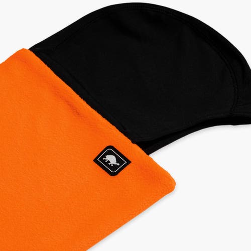 Turtle Fur Fleece Shellaclava Balaclava In Orange