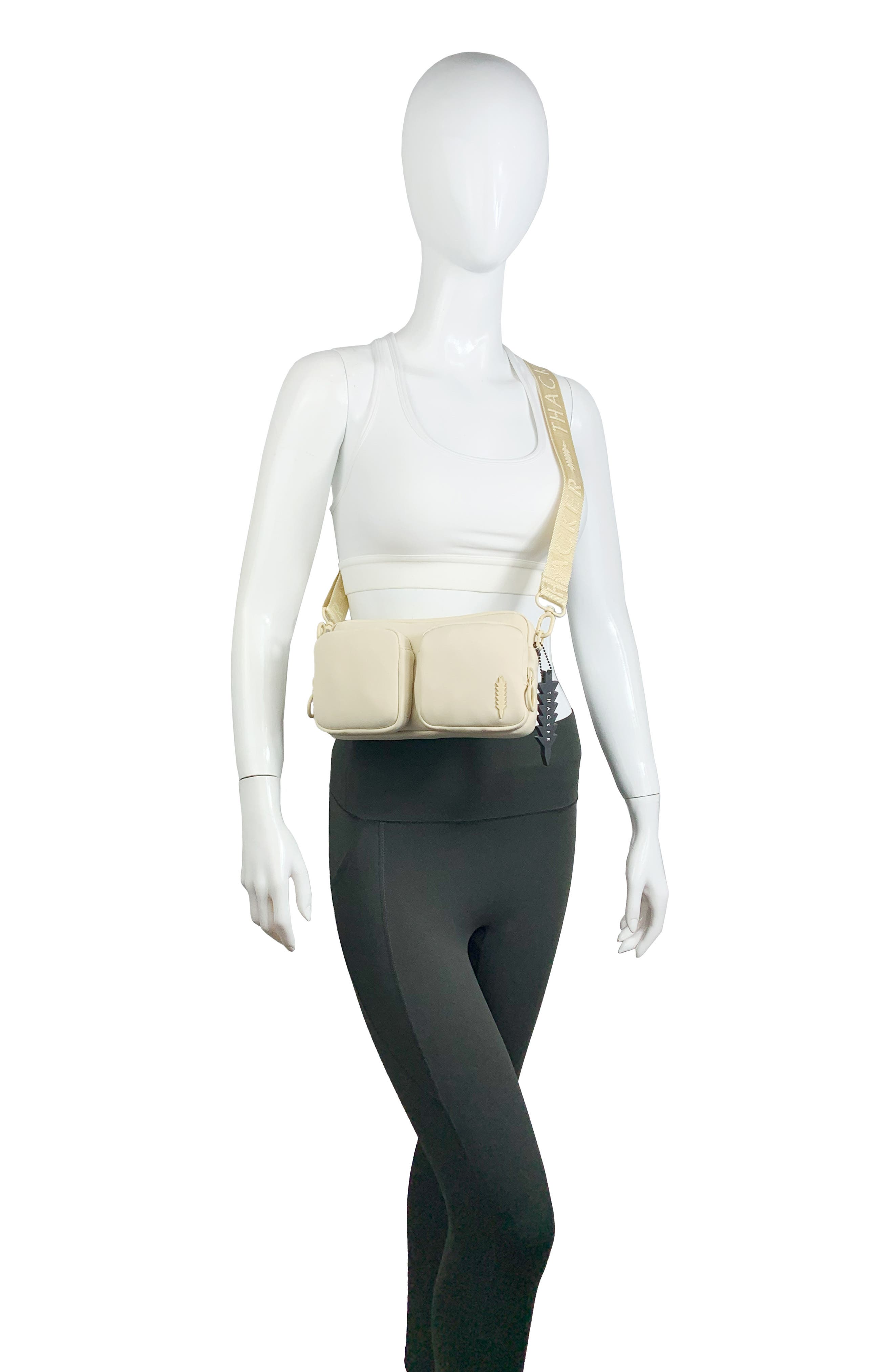 Thacker Lio Crossbody Bag, Alternate, color, Vanilla