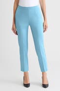 Ming Wang Knit Straight Leg Ankle Pants