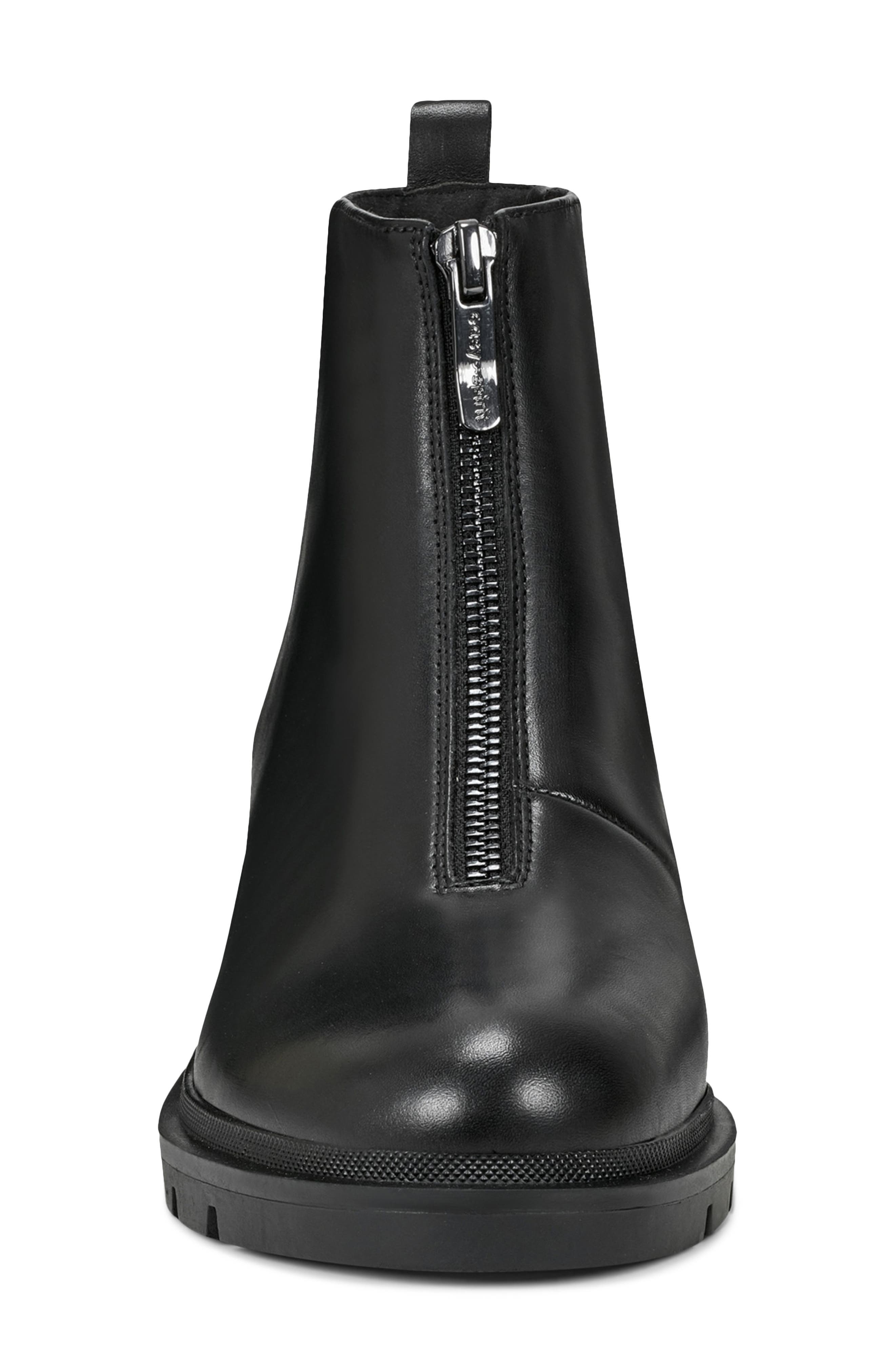 Easy Spirit Vasso Zip-Up Bootie, Alternate, color, Black