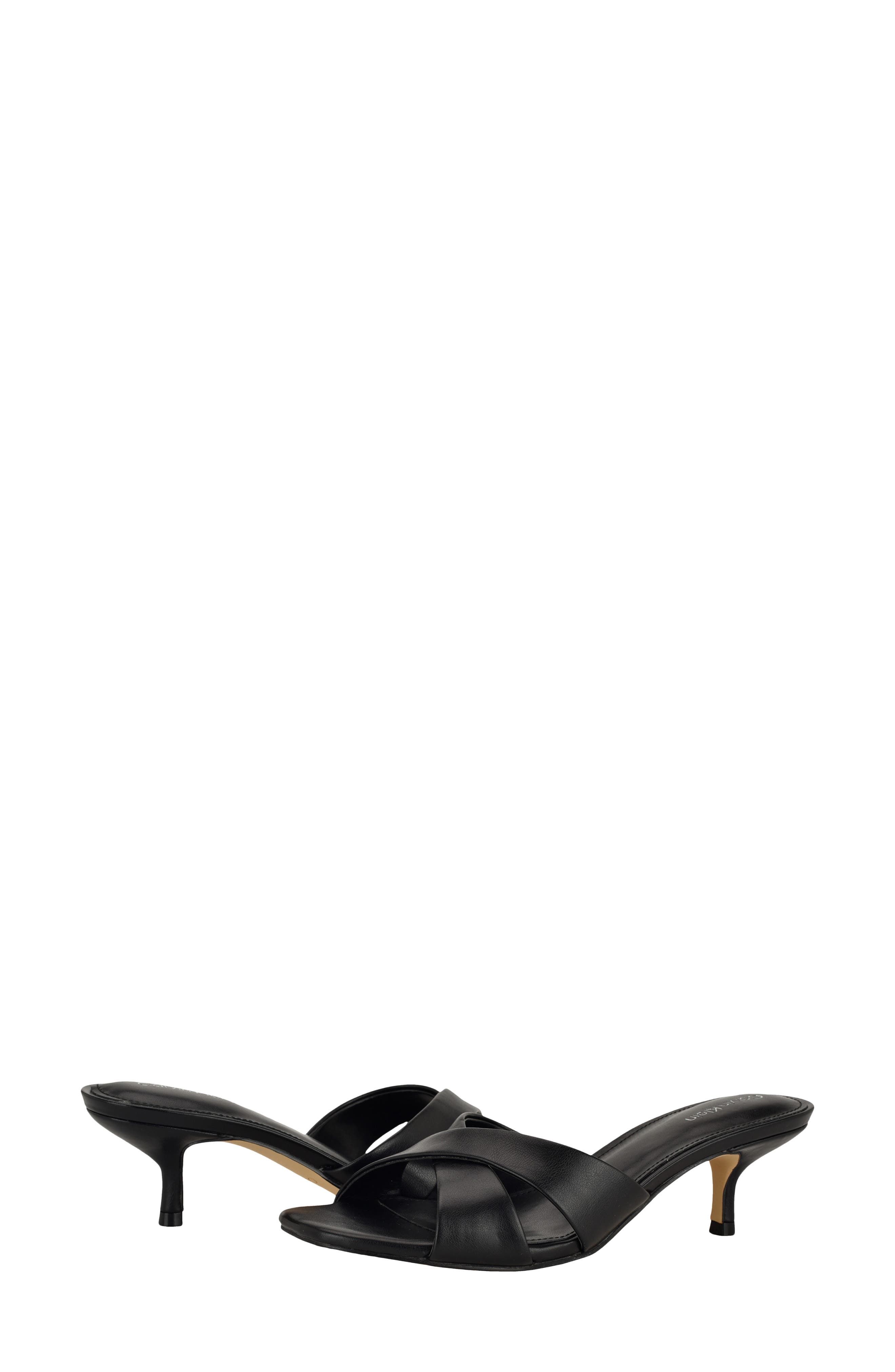 Calvin Klein Skylor Slide Sandal, Alternate, color, Black