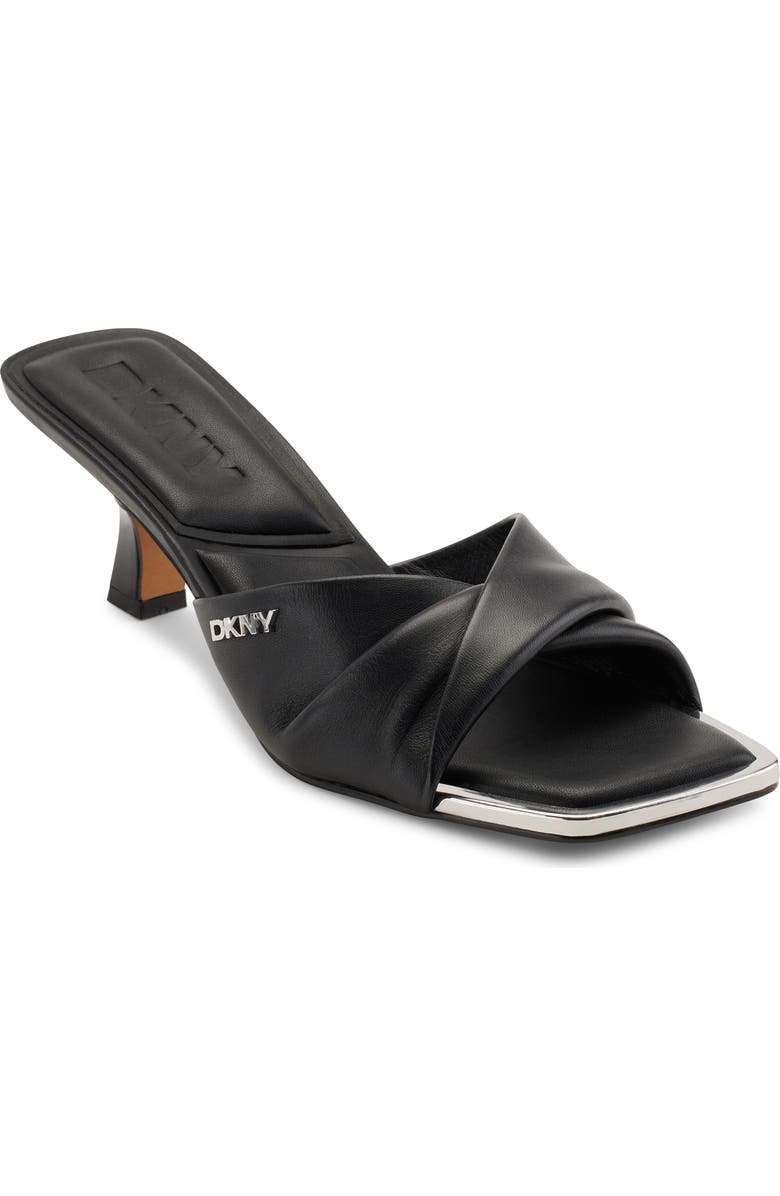 DKNY Twist Strap Kitten Heel Sandal, Main, color,