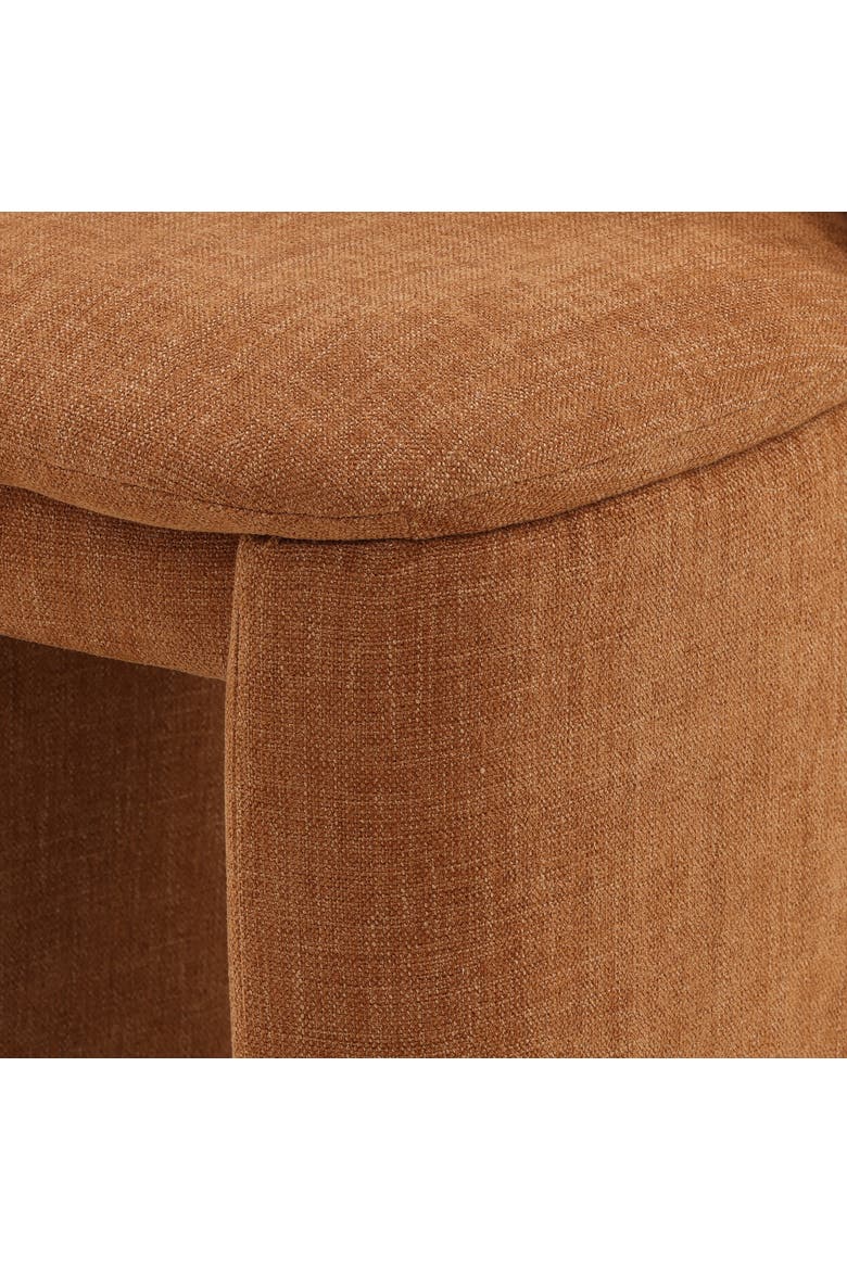 Harlan Basketweave Upholstered Dining Chair, Alternate, color, Terracotta