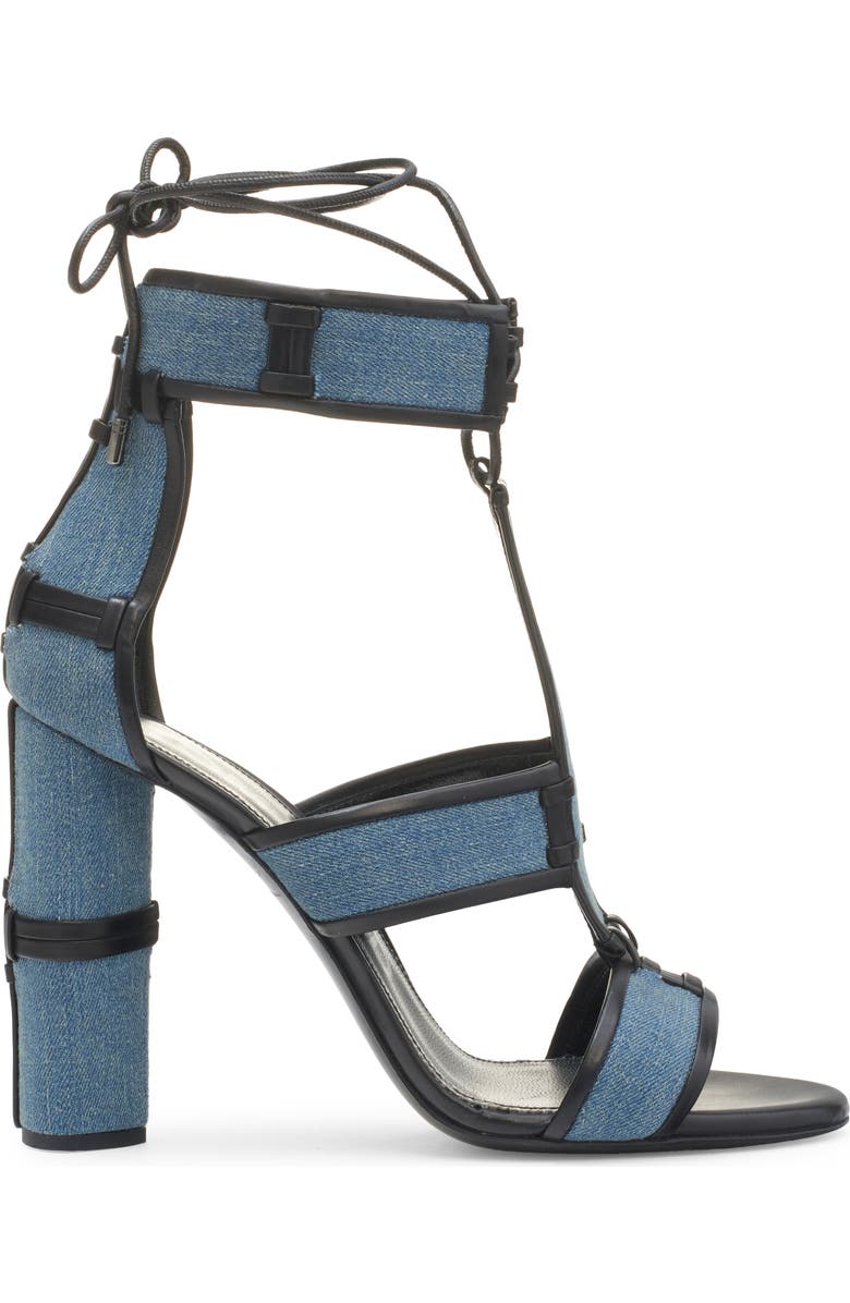 TOM FORD Patchwork T-Strap Sandal, Alternate, color,