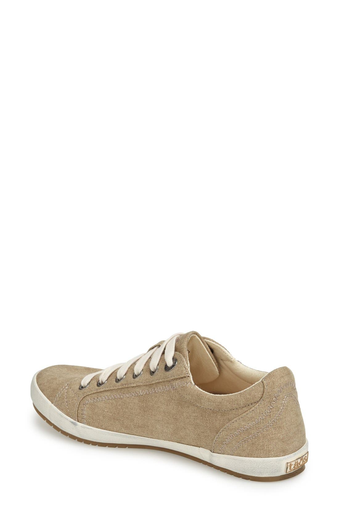 'Star' Sneaker, Alternate, color, KHAKI WASHED CANVAS