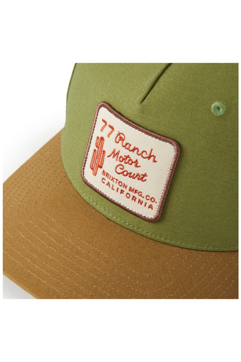 Ranch Moto Court Snapback Cap, Alternate, color, GREEN