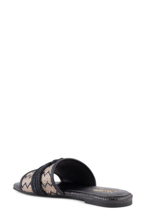 Seychelles Blondie Slide Sandal In Black/natural