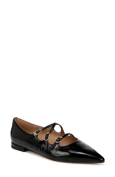Cass Pointed Toe Flat (Women)