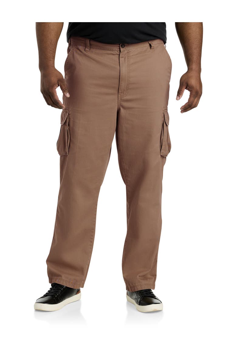 Big & Tall Broken-in Relaxed Fit Cargo Pants, Main, color, COCO MOCHA