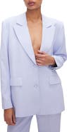 Good American Luxe Suiting Boyfriend Blazer