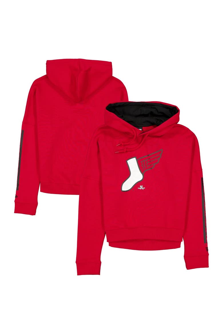 Women's New Era  Red/Black Chicago White Sox 2025 City Connect Pullover Hoodie, Main, color, Red