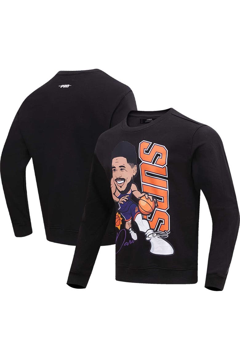 Men's Pro Standard Devin Booker Black Phoenix Suns Avatar Pullover Sweatshirt, Main, color, Black