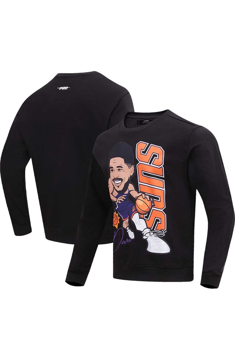 Post Men's Pro Standard Devin Booker Black Phoenix Suns Avatar Pullover Sweatshirt, Main, color, Black