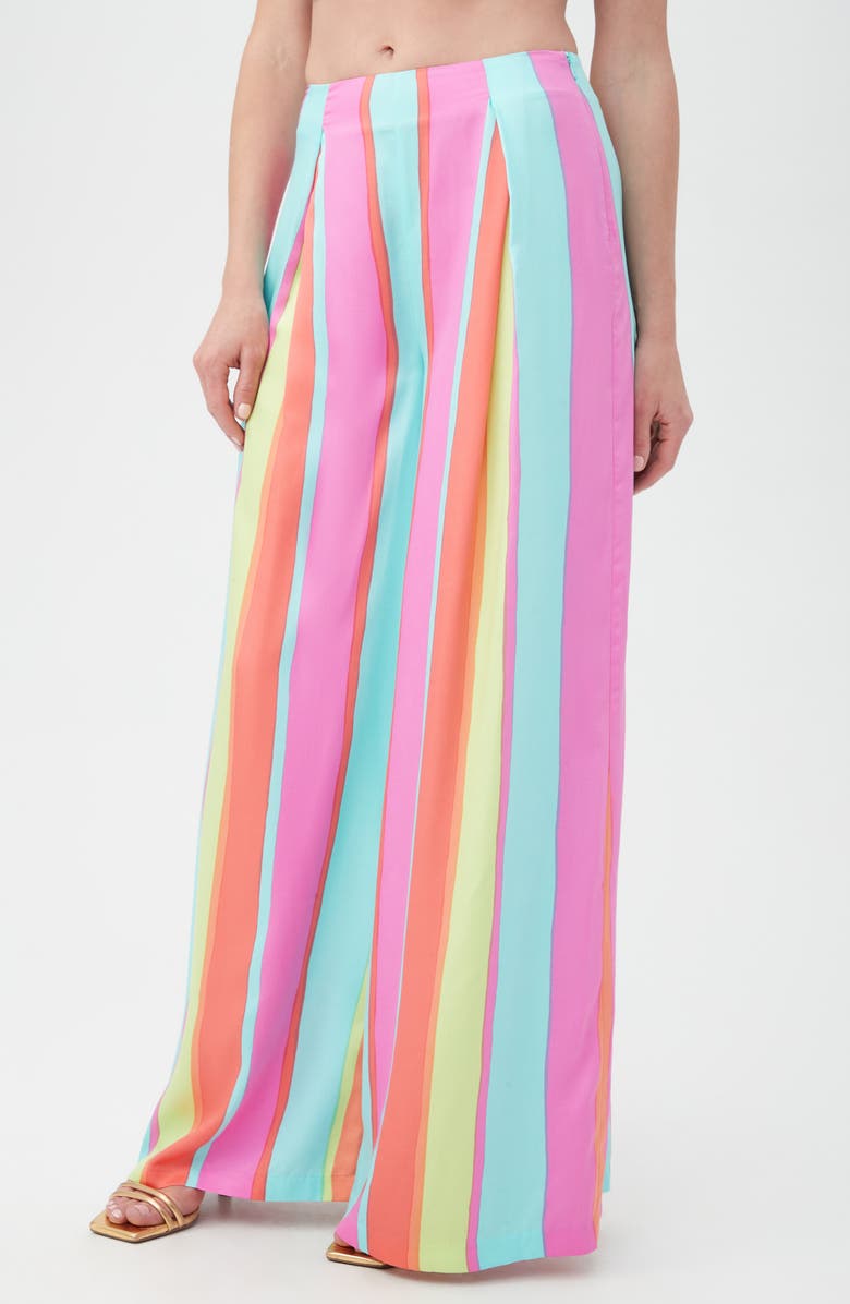 Trina Turk Enzo Pants, Alternate, color, Pink Multi