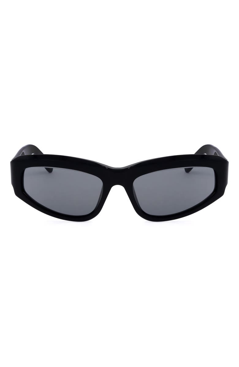 SUPER by RETROSUPERFUTURE<sup>®</sup> 61mm Wrap Sunglasses, Main, color, Black
