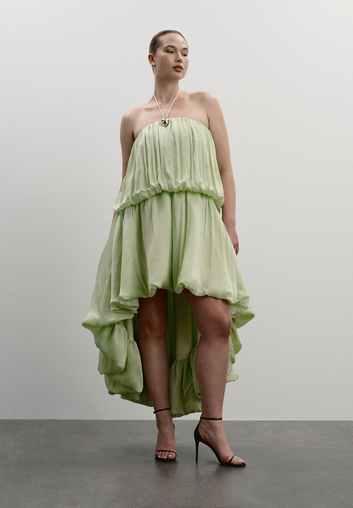Dramatic Bubble Gown
