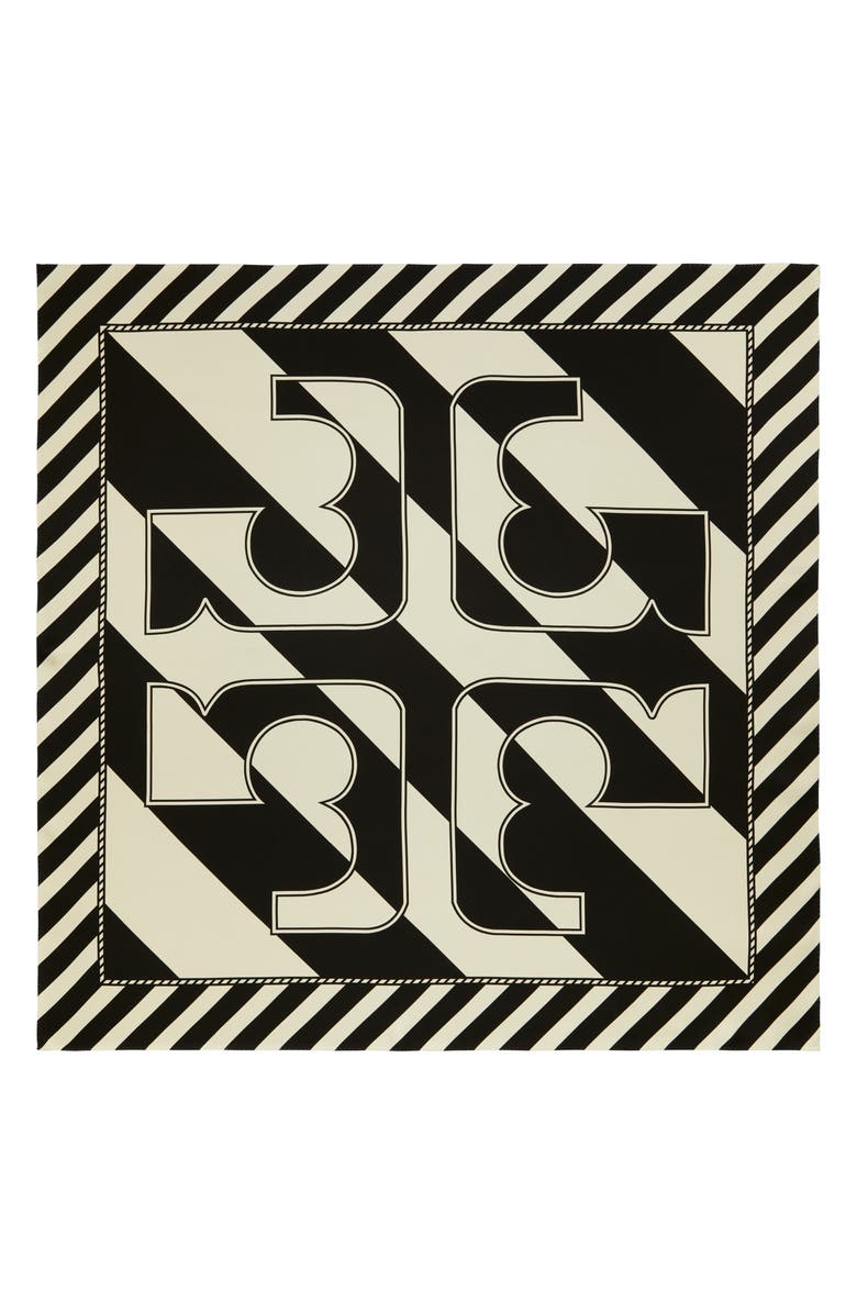 Tory Burch Candy Wrapper Silk Square Scarf, Alternate, color, 
