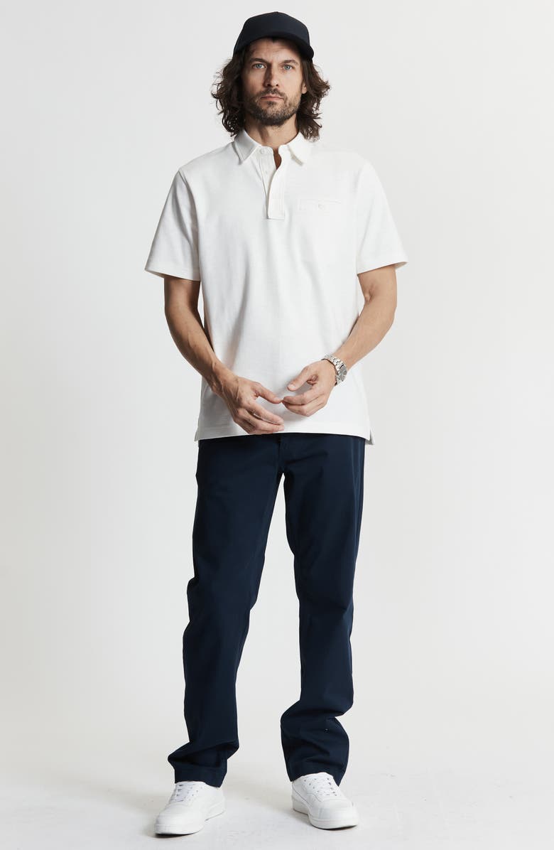 JACHS Reverse Slub Polo, Alternate, color, White