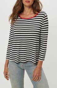 Michael Stars Amelee Ringer Boatneck Top