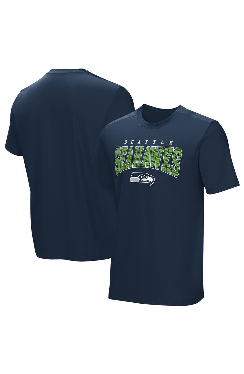 NFL Men's Navy Seattle Seahawks Home Team Adaptive T-Shirt, Alternate, color, Navy
