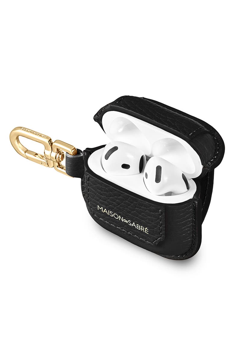 MAISON de SABRÉ The AirPods 4 Case Charm, Alternate, color, Black Caviar