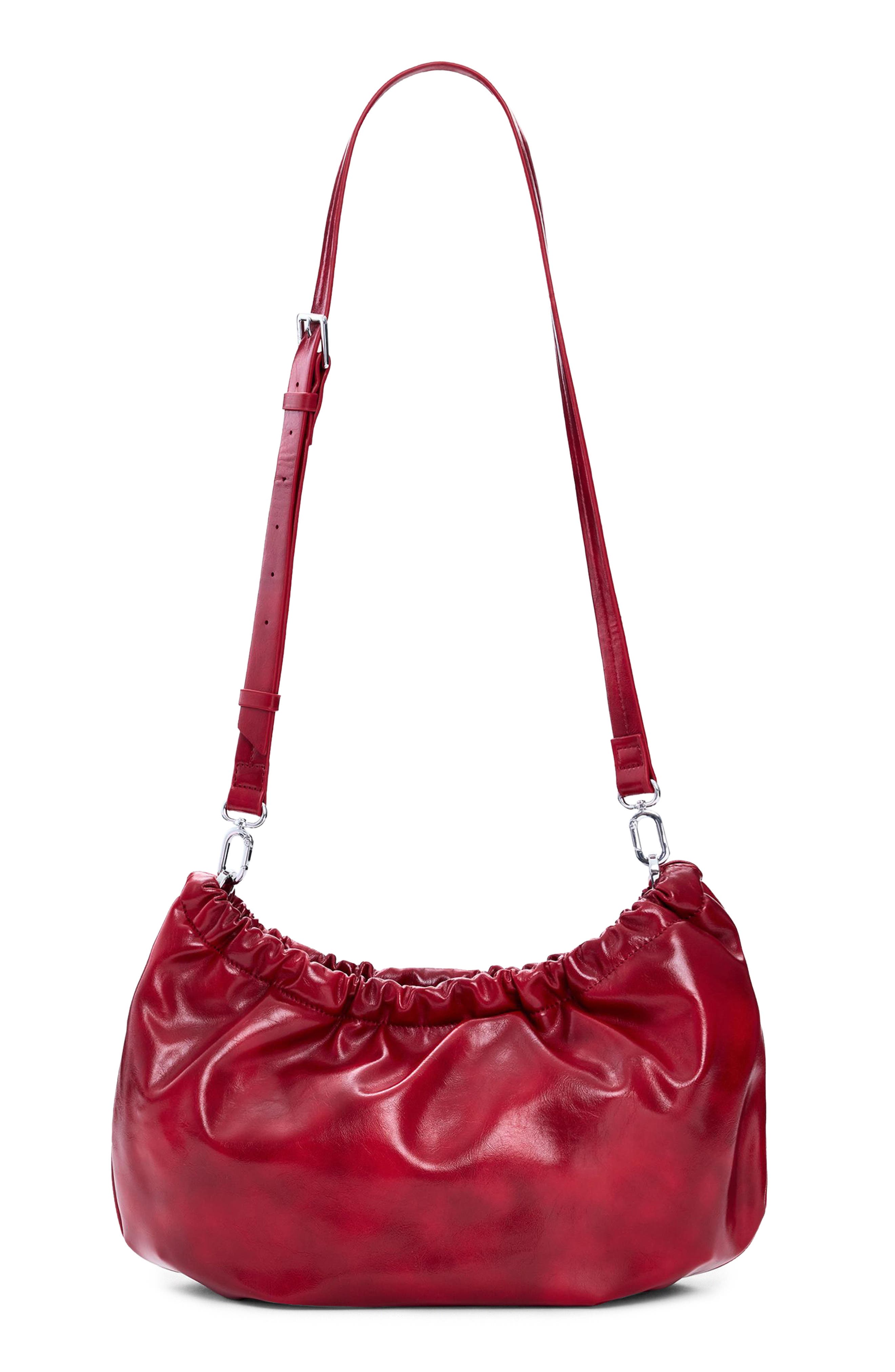 Desigual Medium Logo Embossed Shoulder Bag with Removable Charms & Card Holder, Alternate, color, 