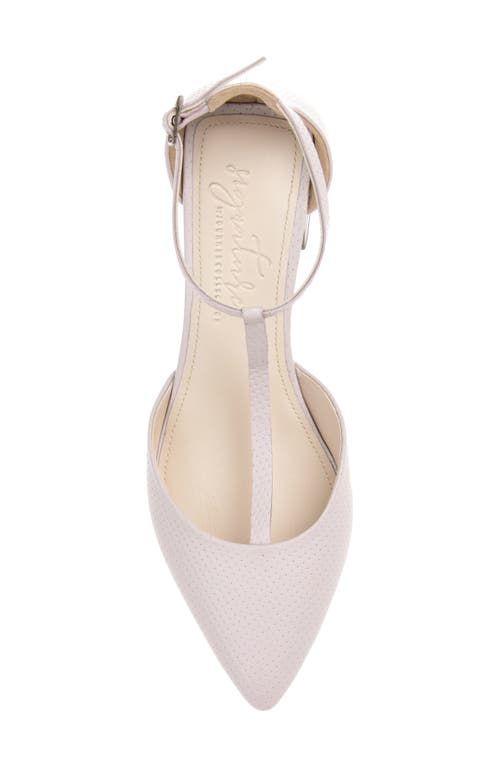 Shop Journee Collection Cameela T-strap Pointed Toe Pump In Lilac Leather