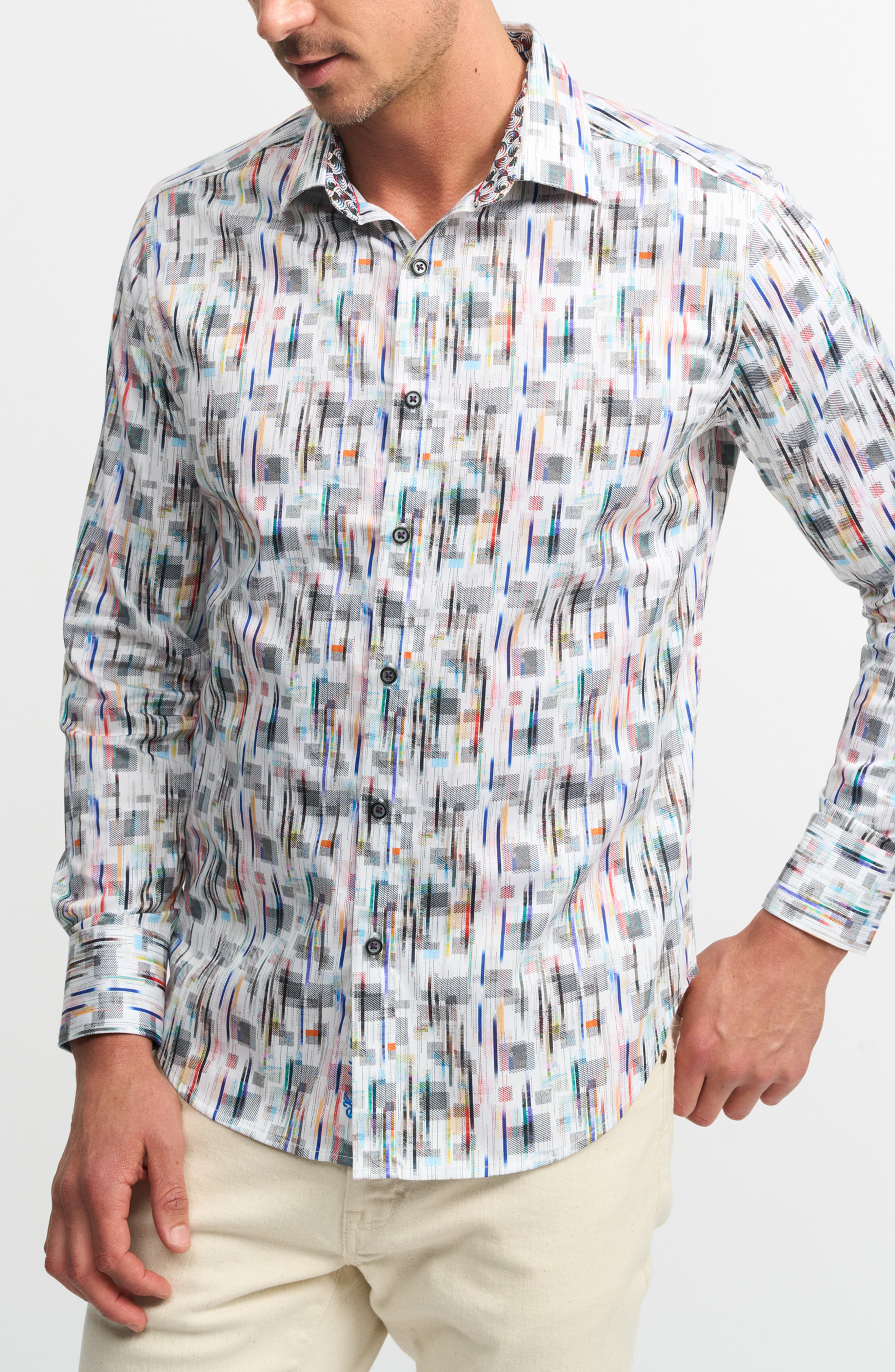 Robert Graham Newsom Stretch Button-Up Shirt