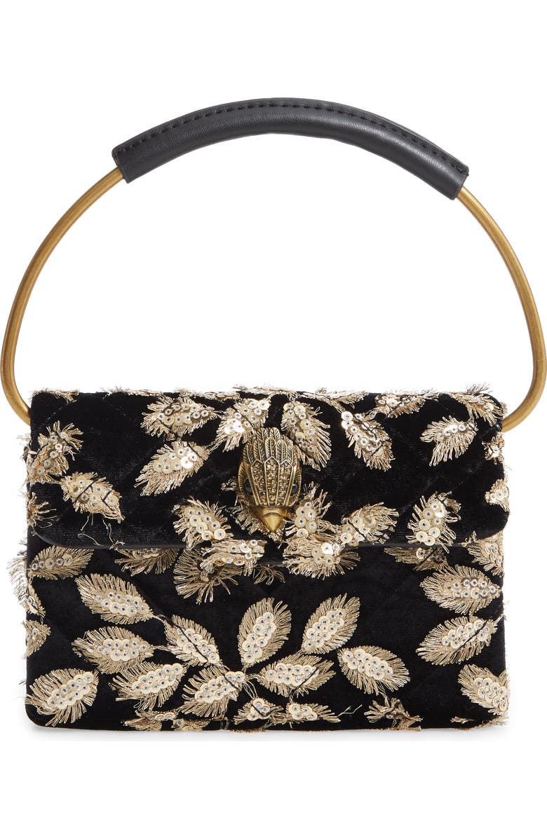 Kurt Geiger London Mini Kensington Ring Handle Clutch, Main, color,