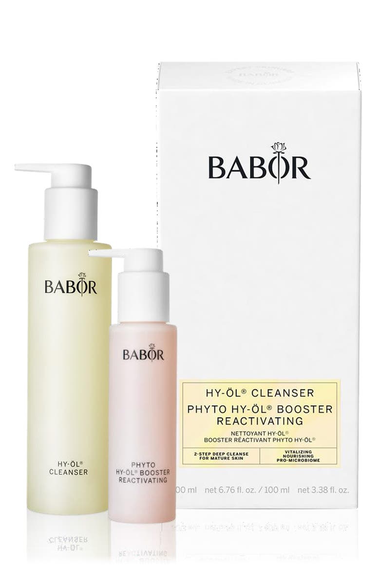 BABOR HY-ÖL<sup>®</sup> Cleanser & Phyto HY-ÖL Booster Reactivating Set $74 Value, Main, color, 