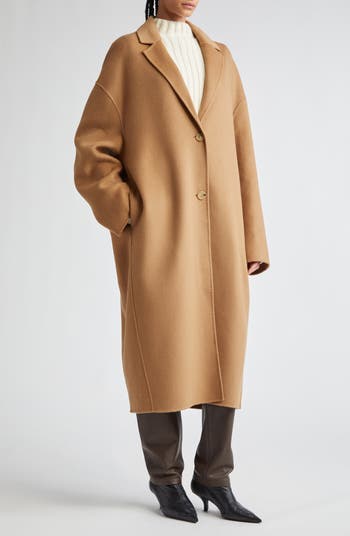 Double Face Wool Cocoon Coat