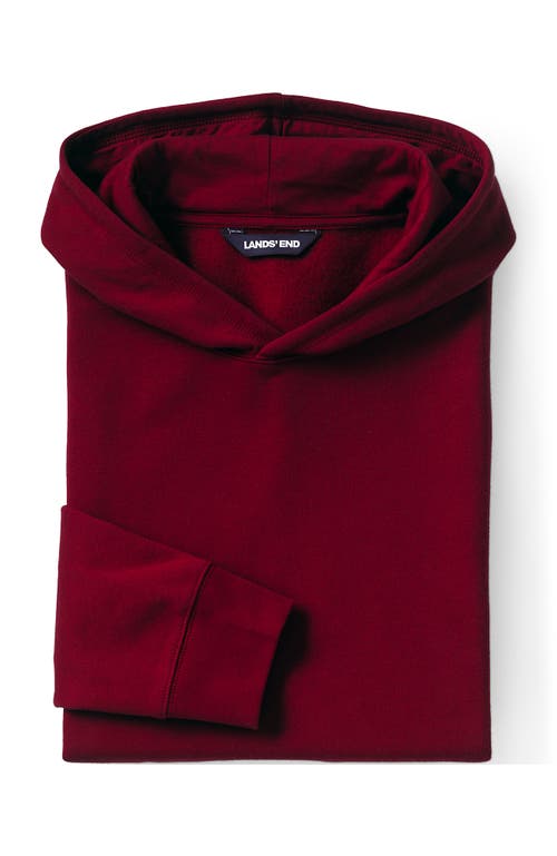 Lands' End School Uniform Adult Hooded Pullover Sweatshirt In Garnet