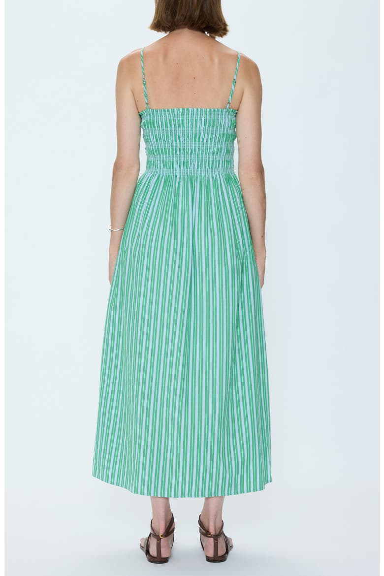 Bianca Maxi Sundress, Alternate, color, GREEN BLUE STRIPE
