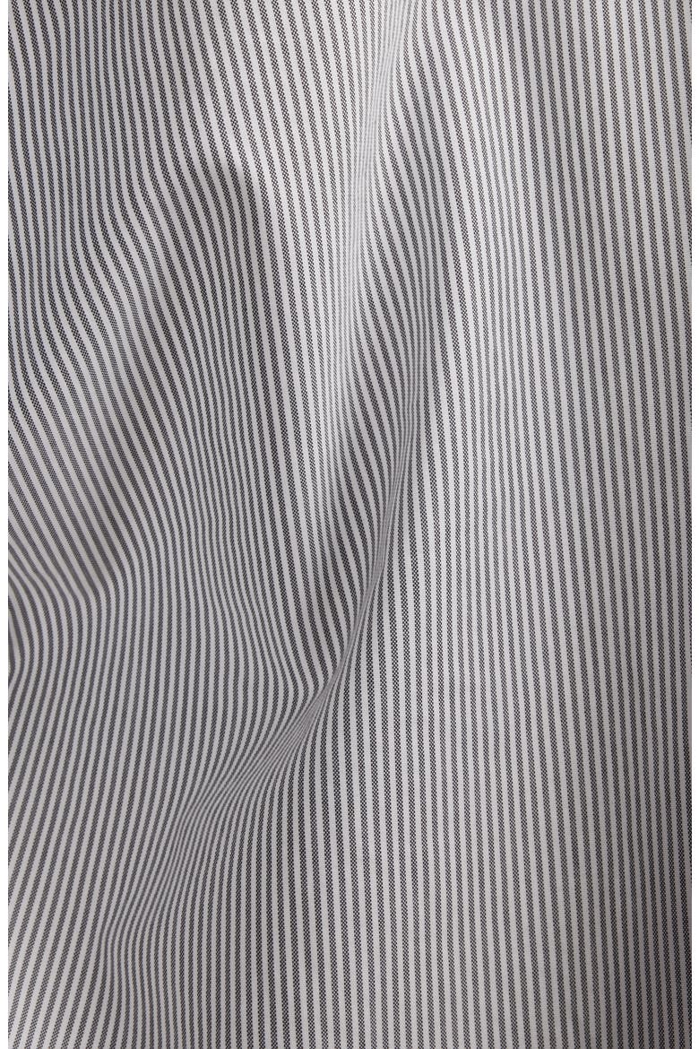 Ami de Coeur Stripe Cotton Oxford Button-Down Shirt, Alternate, color, BLACK/NATURAL WHITE/039