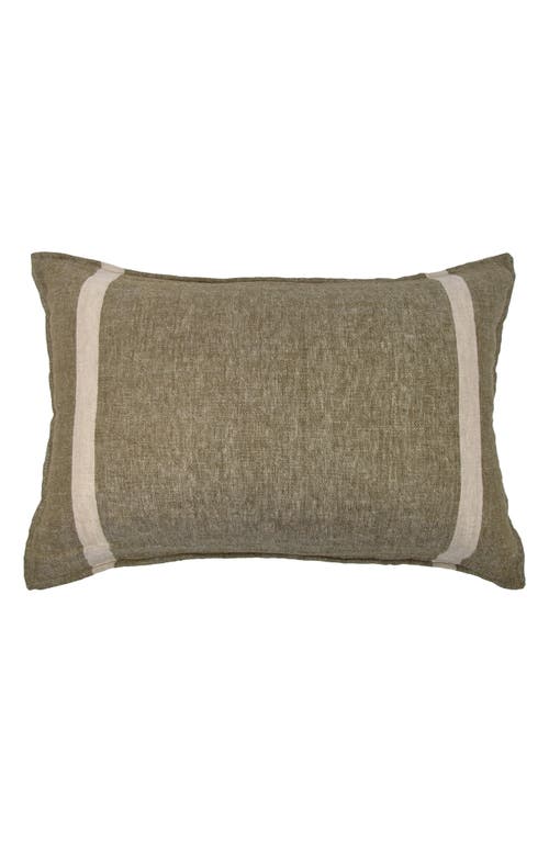 Pom Pom At Home Rory Linen Sham In Green
