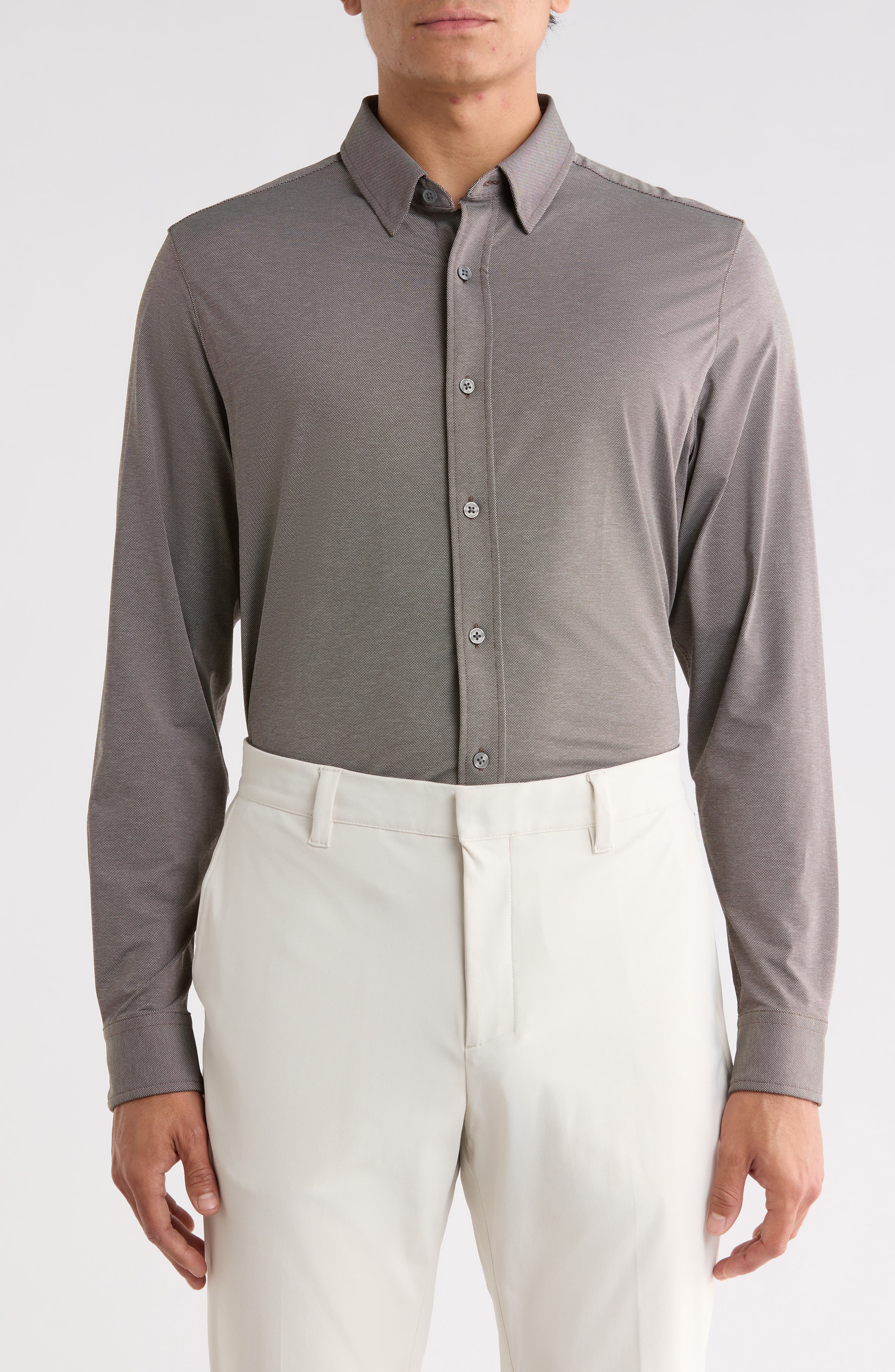 Commuter Classic Fit Stretch Button-Up Shirt