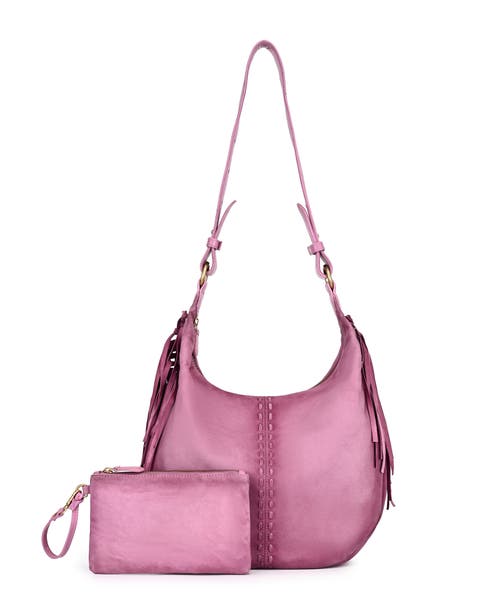 Hydrangea Large Vintage Ombre Shoulder Bag