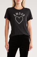 Cinq à Sept Beaded Amour Graphic T-Shirt