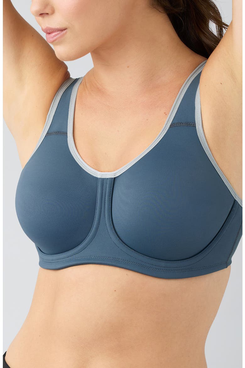 Simone Seamless Underwire Sports Bra, Main, color, DARK SLATE