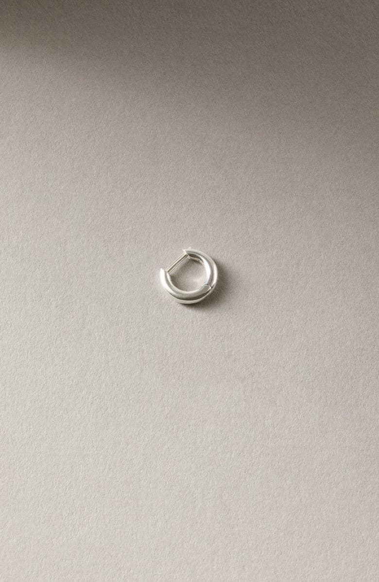 NOOTKA Polished Mini Hoop Silver, Main, color, Silver