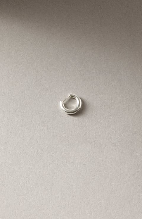 Polished Mini Hoop Silver