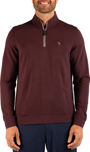 TailorByrd Stonewashed Quarter Zip Pullover