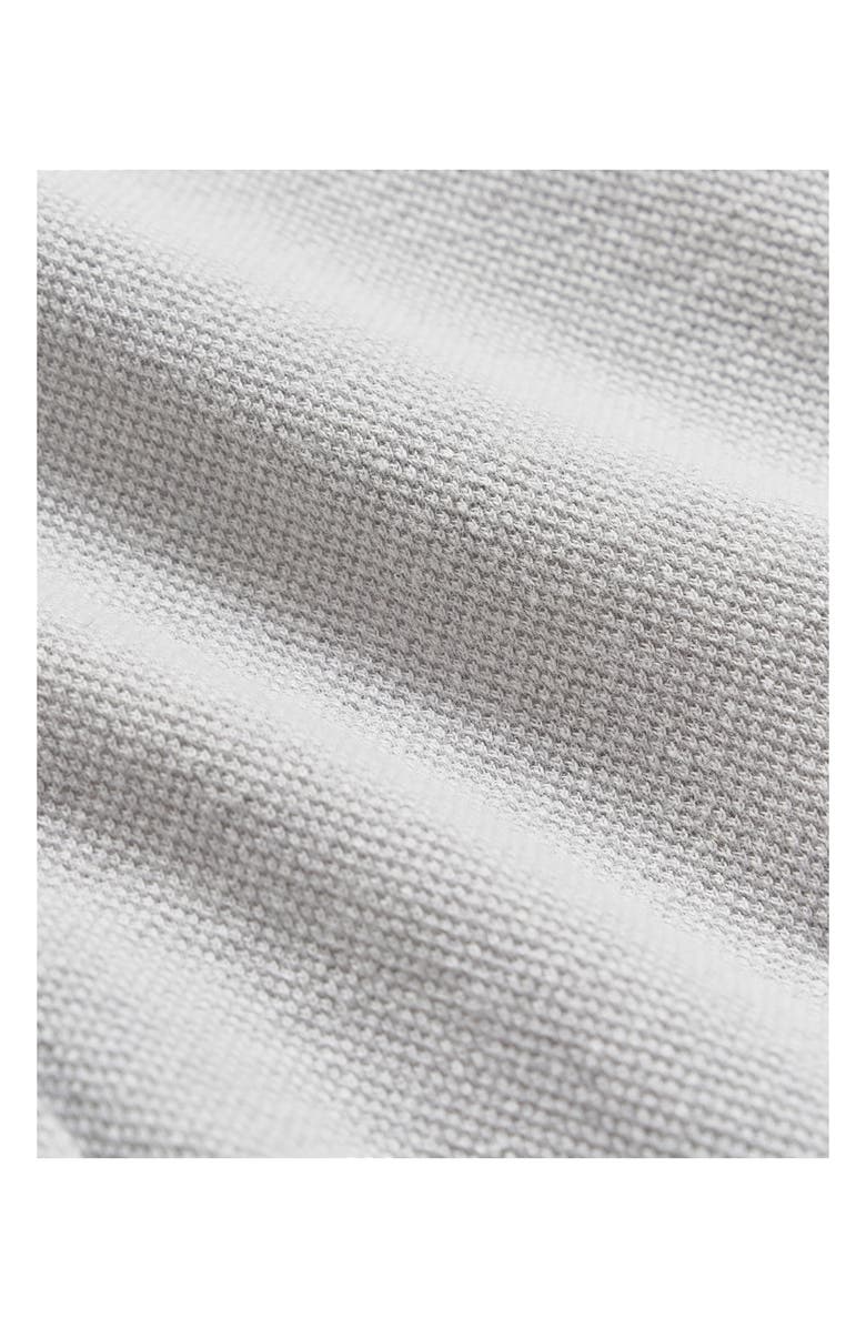 Billy Reid Yellowhammer Cotton & Linen Knit Button-Up Shirt, Alternate, color, Silver